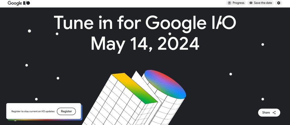 Награда в головоломке — дата проведения Google I/O 2024
