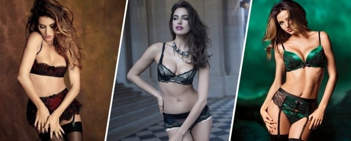Рекламные кампании Agent Provocateur (слева); La Perla (в центре); Victoria's Secret (справа)