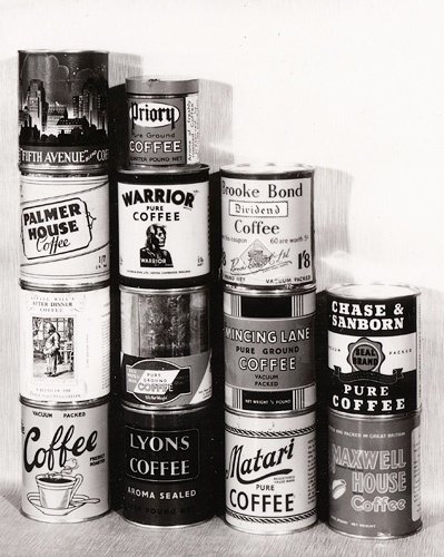 Даже в 1947 ассортимент растворимого кофе был внушительным