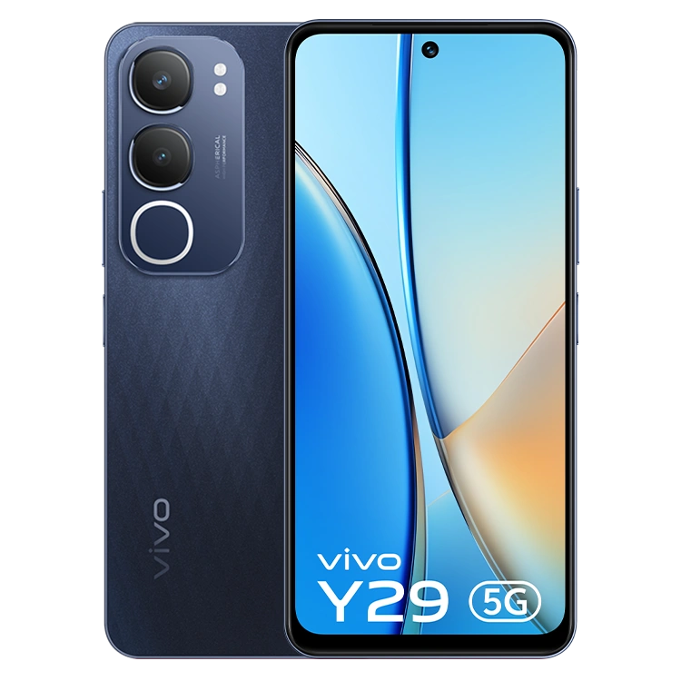 дизайн черного vivo Y29 5G.