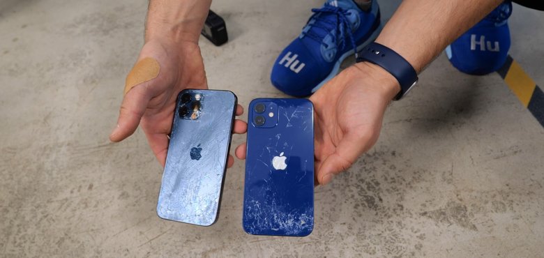 Крышки у iPhone 12 и 12 Pro начали трескаться только после падения с высоты 3 метров на бетонный пол