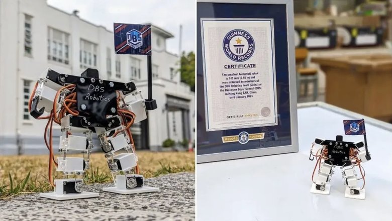 Школьники построили самого маленького робота-гуманоида в мире
