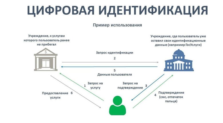 Схему того, как работает цифровая идентификация на примере банка, Кирилл Будницкий нарисовал специально для Hi-Tech Mail.Ru. 