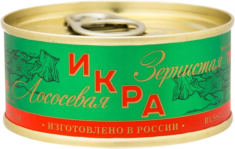Икра лососевая зернистая красная «Тунгтун» Икра лососевая зернистая красная «Тунгтун»