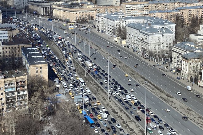 Пробки в Москве