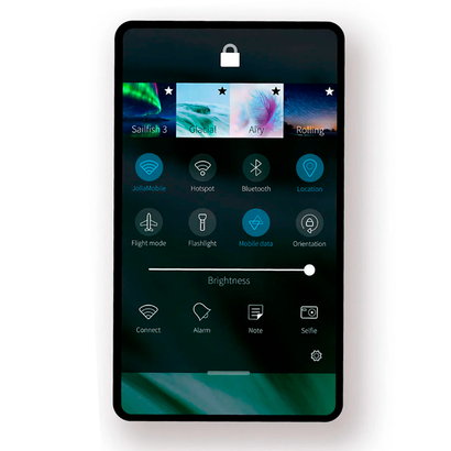 Экран смартфона на ОС Sailfish
