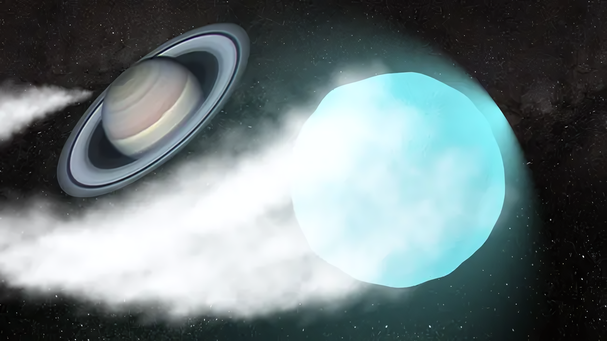 Celestial catapult: Saturn “threw out” a comet from the solar system