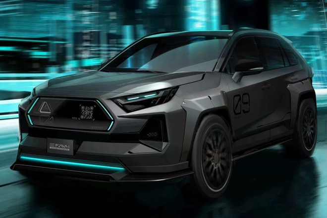 Футуристичная Toyota RAV4 Dark Side Performance Edition