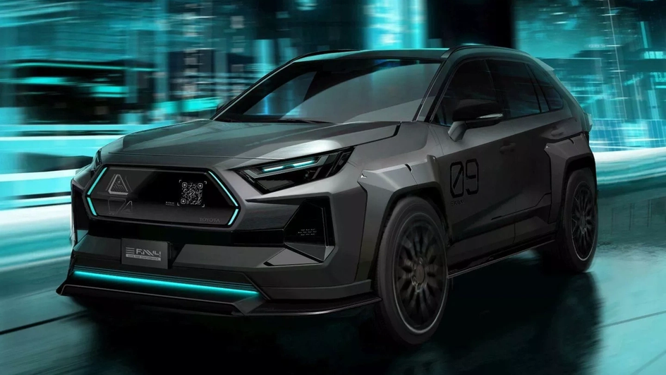 Футуристичная Toyota RAV4 Dark Side Performance Edition