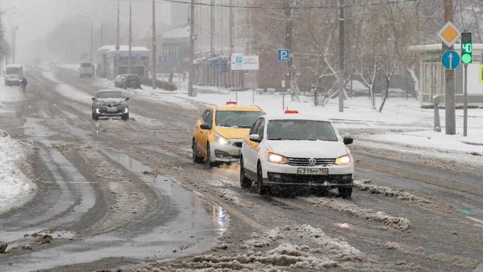 Снегопад в Москве 6 апреля 2025 года