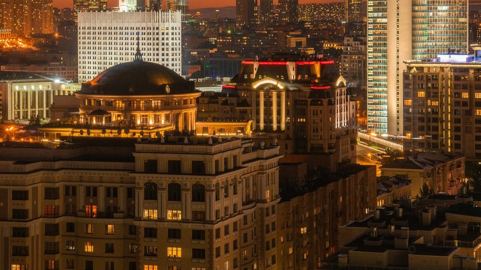 Москва, вид на Пресненский район Москва, вид на Пресненский район