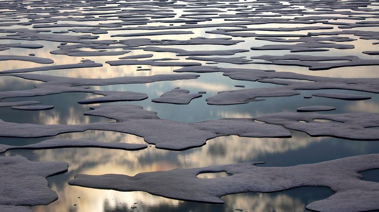 Тающий лед в Арктике. Фото: Mashable