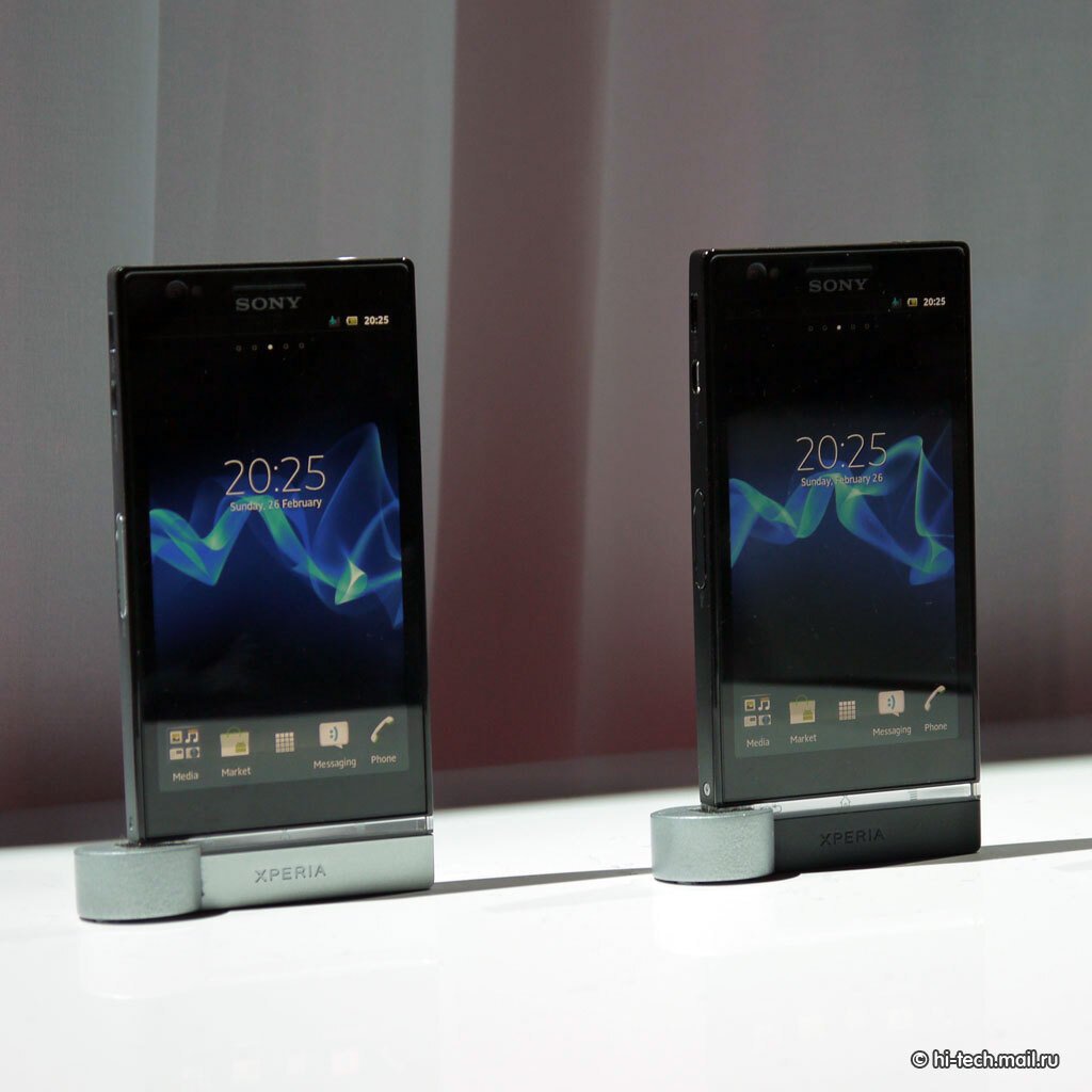 Sony на MWC 2012: очень красивые смартфоны и самый яркий экран - Hi-Tech  Mail.ru