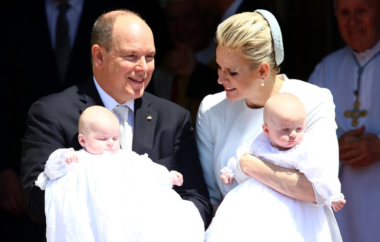 Состоялось крещение принца и принцессы Монако