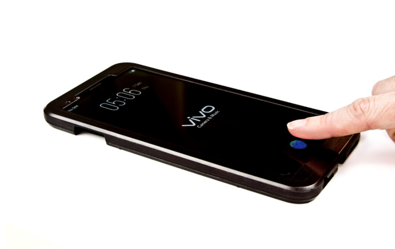 Смартфон Vivo со встроенным датчиком. Изображение: Forbes