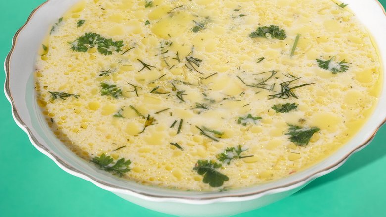 Сливочно-сырный суп с семгой: нежная вкуснятина