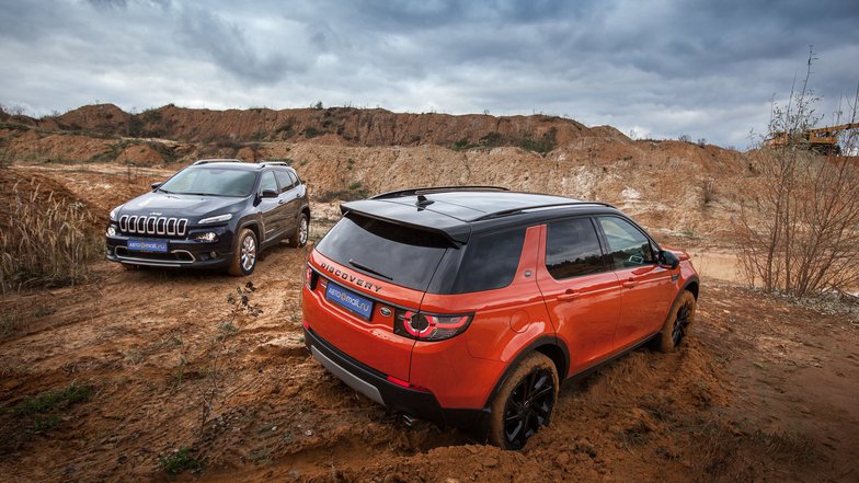 slide image for gallery: 19085 | Jeep Cherokee и Land Rover Discovery Sport