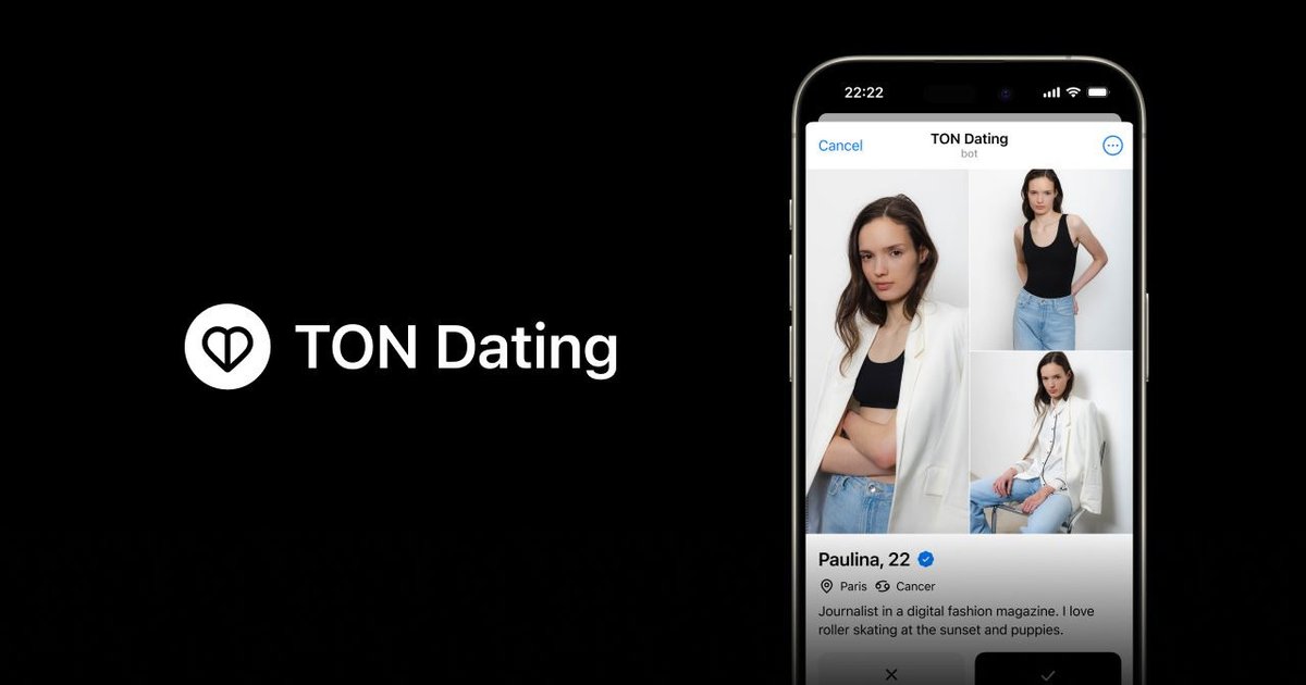 В Telegram появился TON Dating — первый сервис для знакомств на блокчейне TON