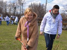 Сергей Волчков и Арина Шарапова (фото: Руслан Рощупкин)