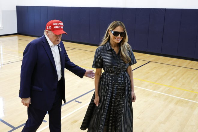 Мелания и Дональд Трамп
