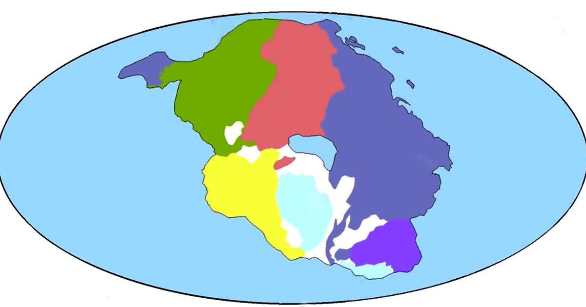 Как выглядела карта мира миллионы лет назад