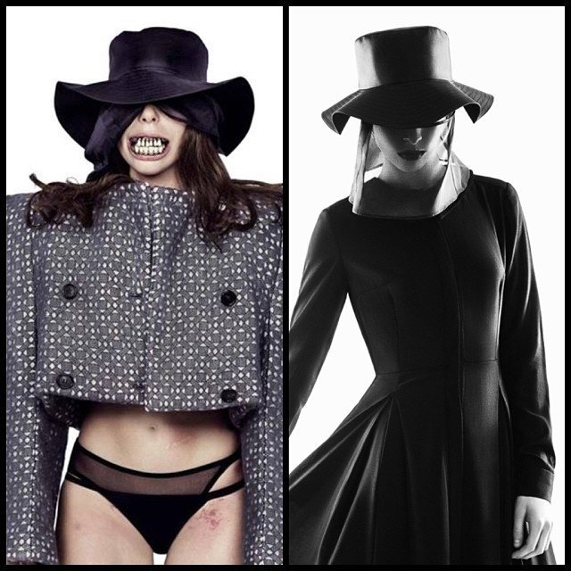 Леди Гага в шляпе Ksenia Schnaider