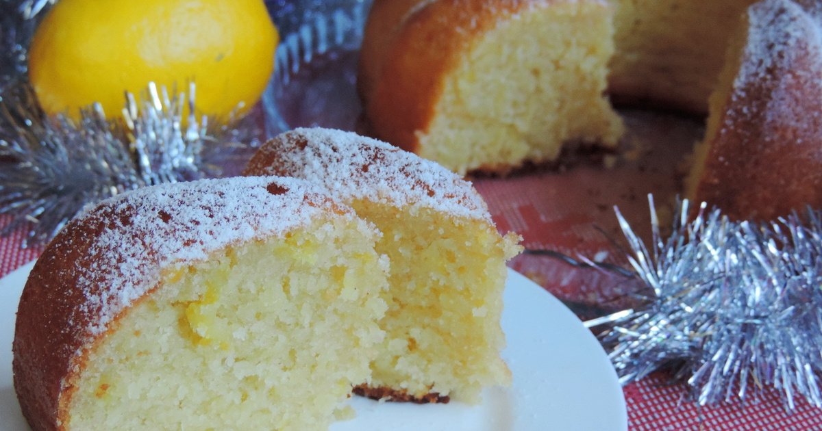 Кекс лимонный рецепт в духовке с фото