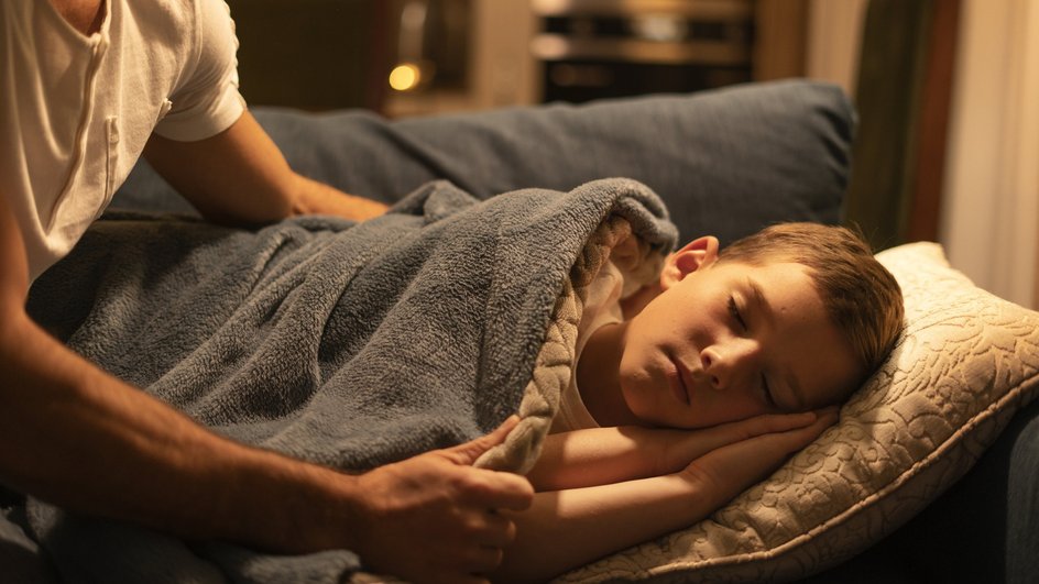 Подросший ребенок спит отдельно от родителей