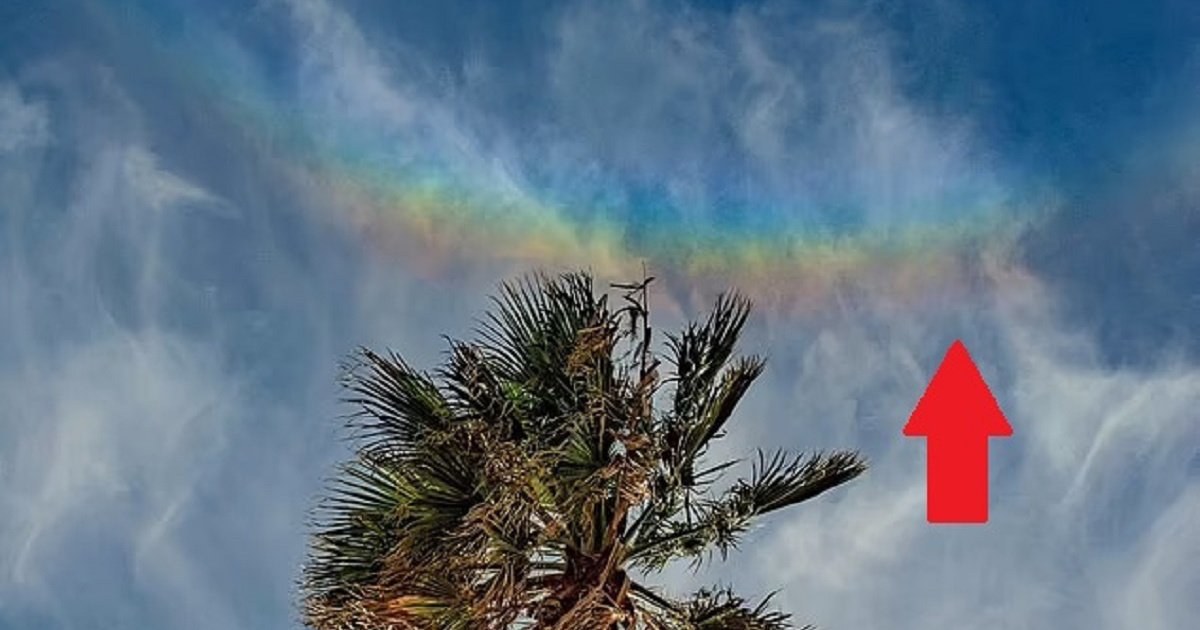В сети удивляются фото перевернутой радуги над Сицилией