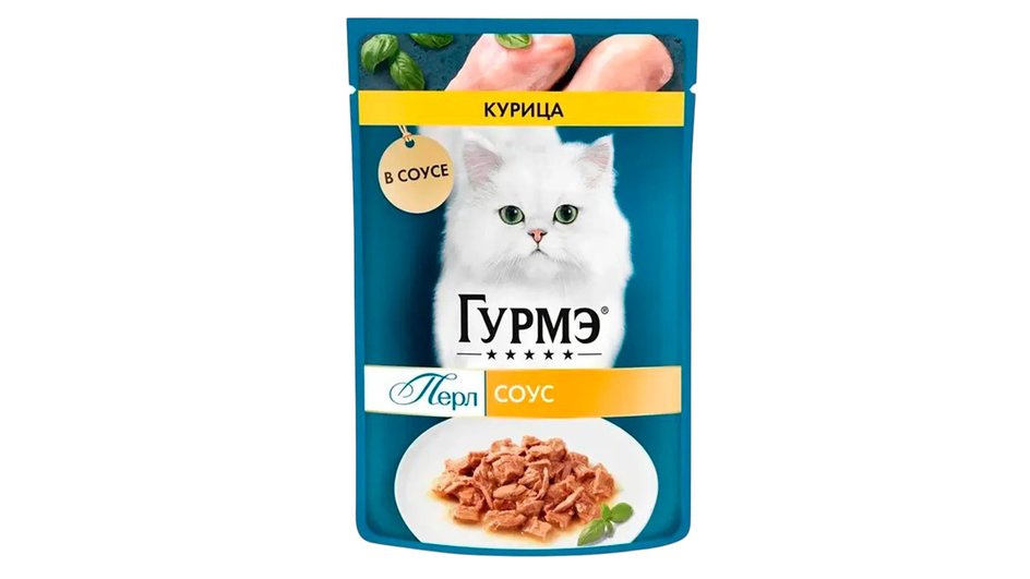 Влажный корм для кошек и котов Гурмэ Перл Нежное филе Влажный корм для кошек и котов Гурмэ Перл Нежное филе