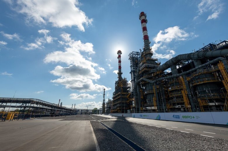 Московский нефтеперерабатывающий завод (МНПЗ) «Газпром нефти». Фото: агентство «Москва»
