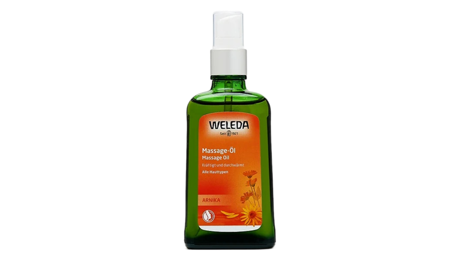 Масло для массажа фирмы WELEDA серия Arnica Massage Oil Масло для массажа фирмы WELEDA серия Arnica Massage Oil