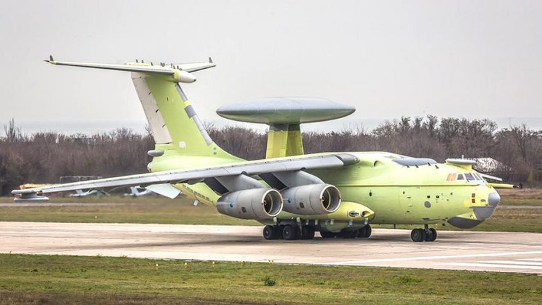 Самолет дальнего радиолокационного обнаружения нового поколения А-100. Фото: ТАНТК им. Г.М. Бериева