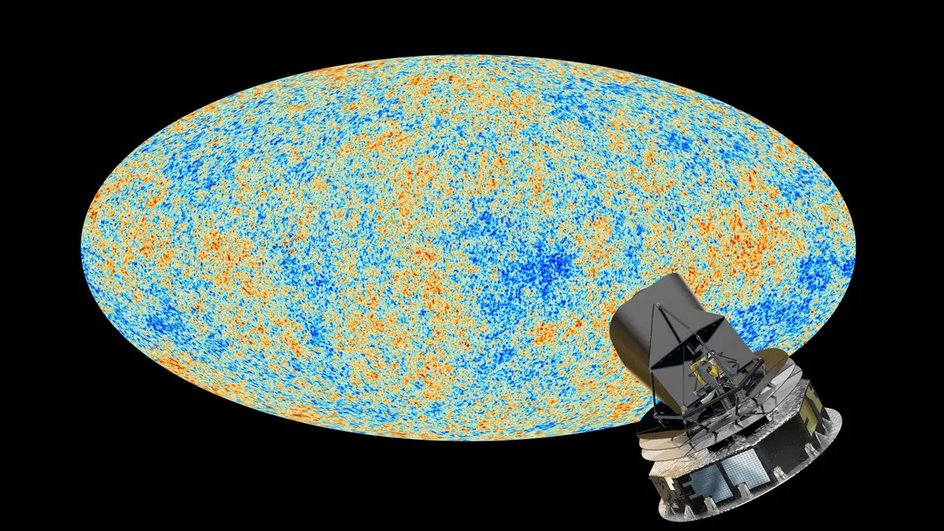 Телескоп «Планк» и карта космического микроволнового фона. Вен и его коллеги нашли доказательства космического сбоя в данных реликтового излучения.