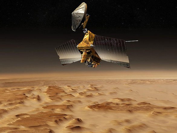 Рендер Mars Reconnaissance Orbiter. Источник: NASA