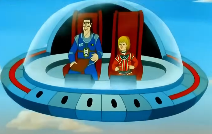 Кадр из мультфильма «Тайна третьей планеты»