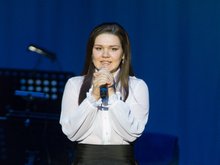 Дина Гарипова на концерте Джоша Гробана в Москве