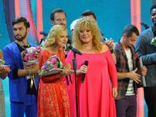 Алла Пугачева с конкурсантами «Новой волны 2014»